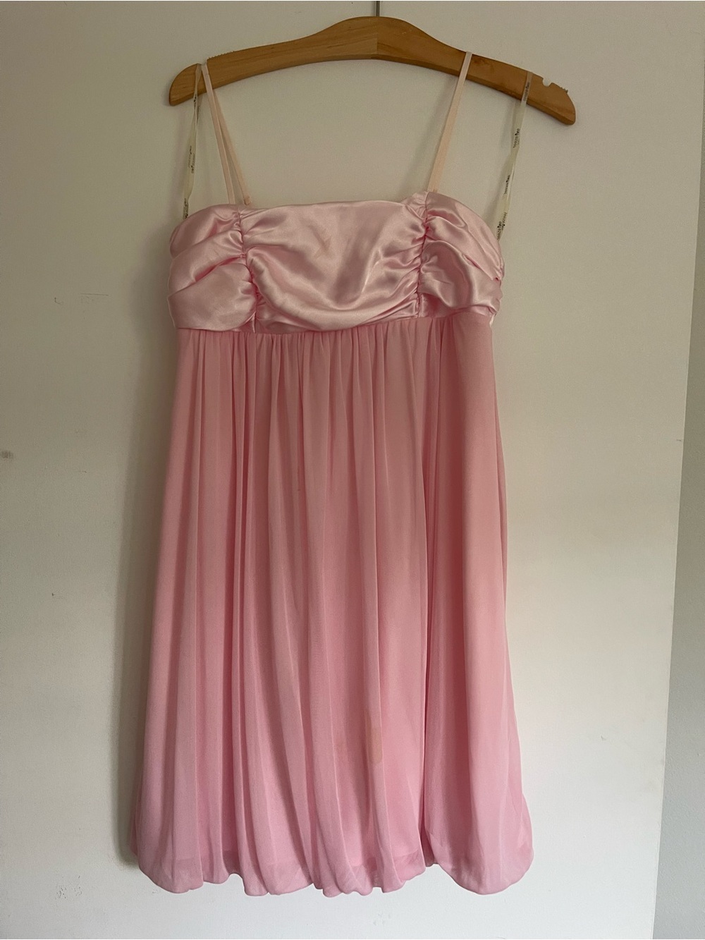 Teeze Me Pink Chiffon Bow Dress Size Juniors 9